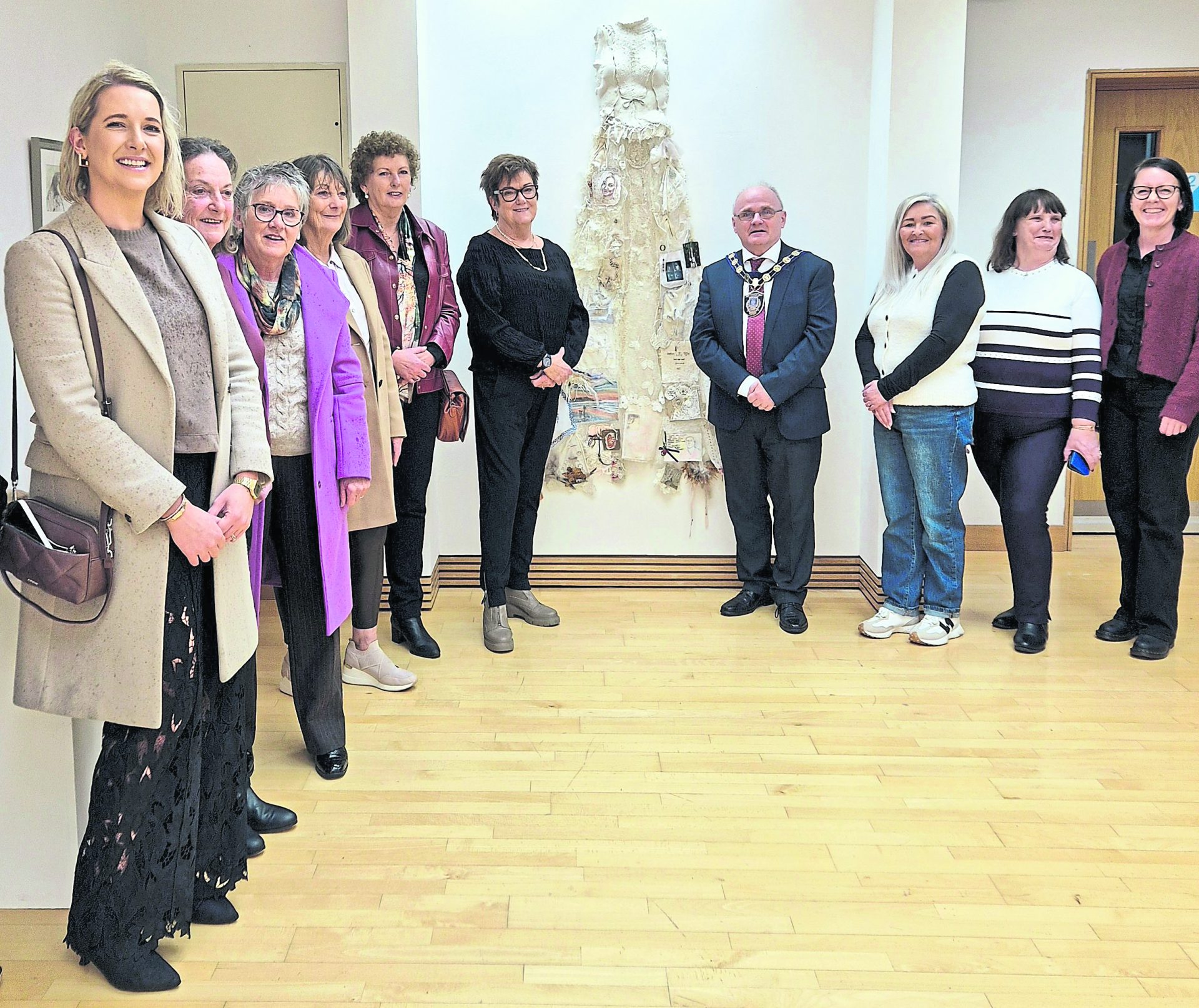 Donegal artist shows off her work at new Omagh exhibition