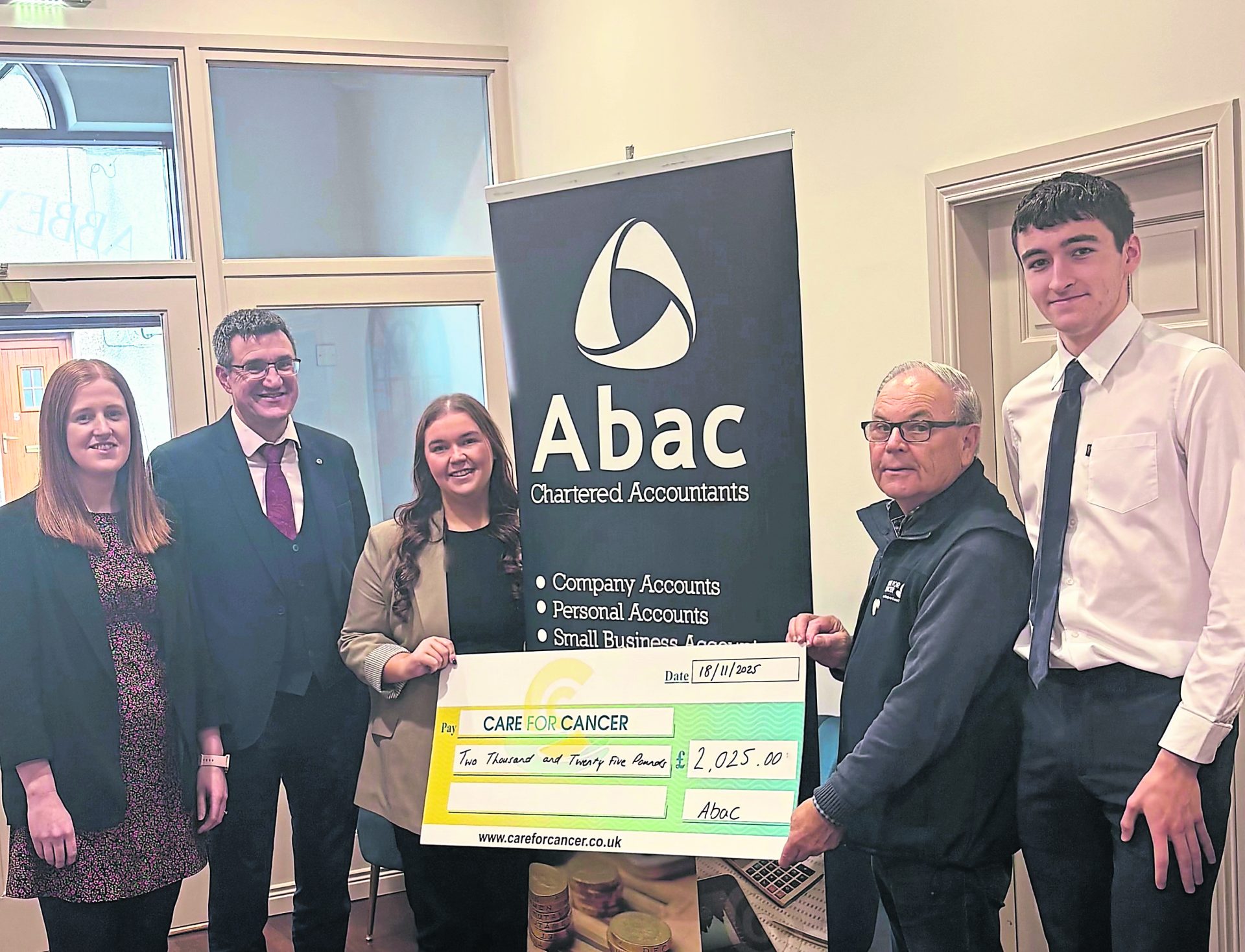 Omagh colleagues walk five million steps for cancer charity