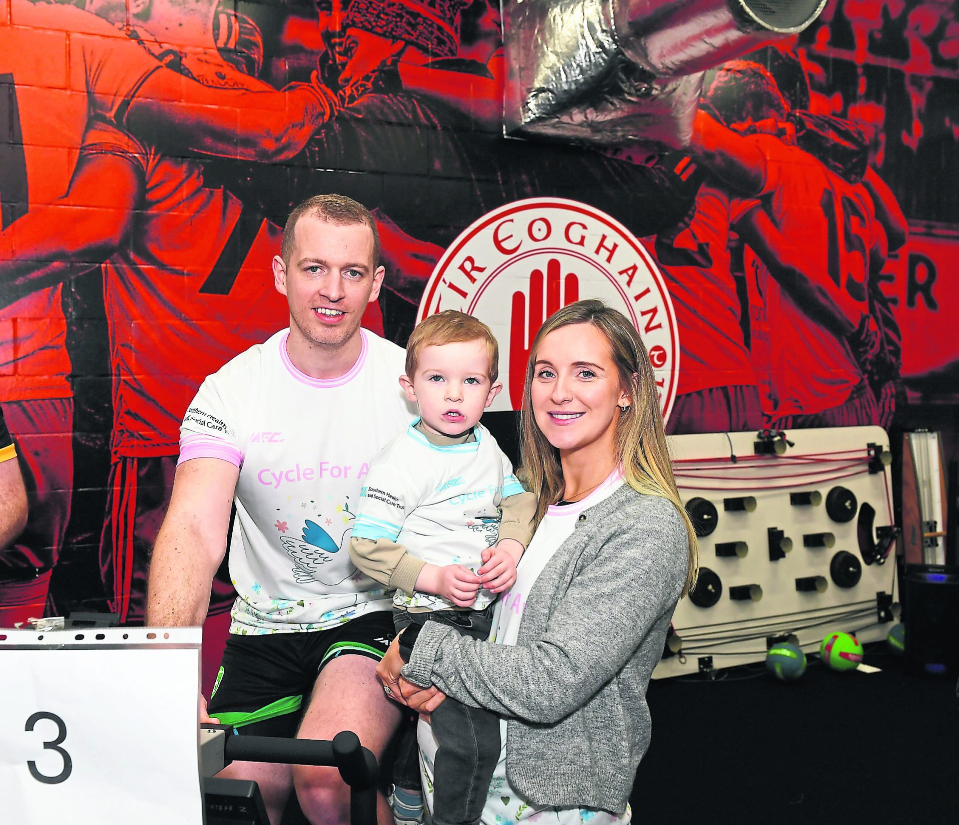 Natasha Haughey and her husband Gareth said they have been left speechless by the incredible support from the local community