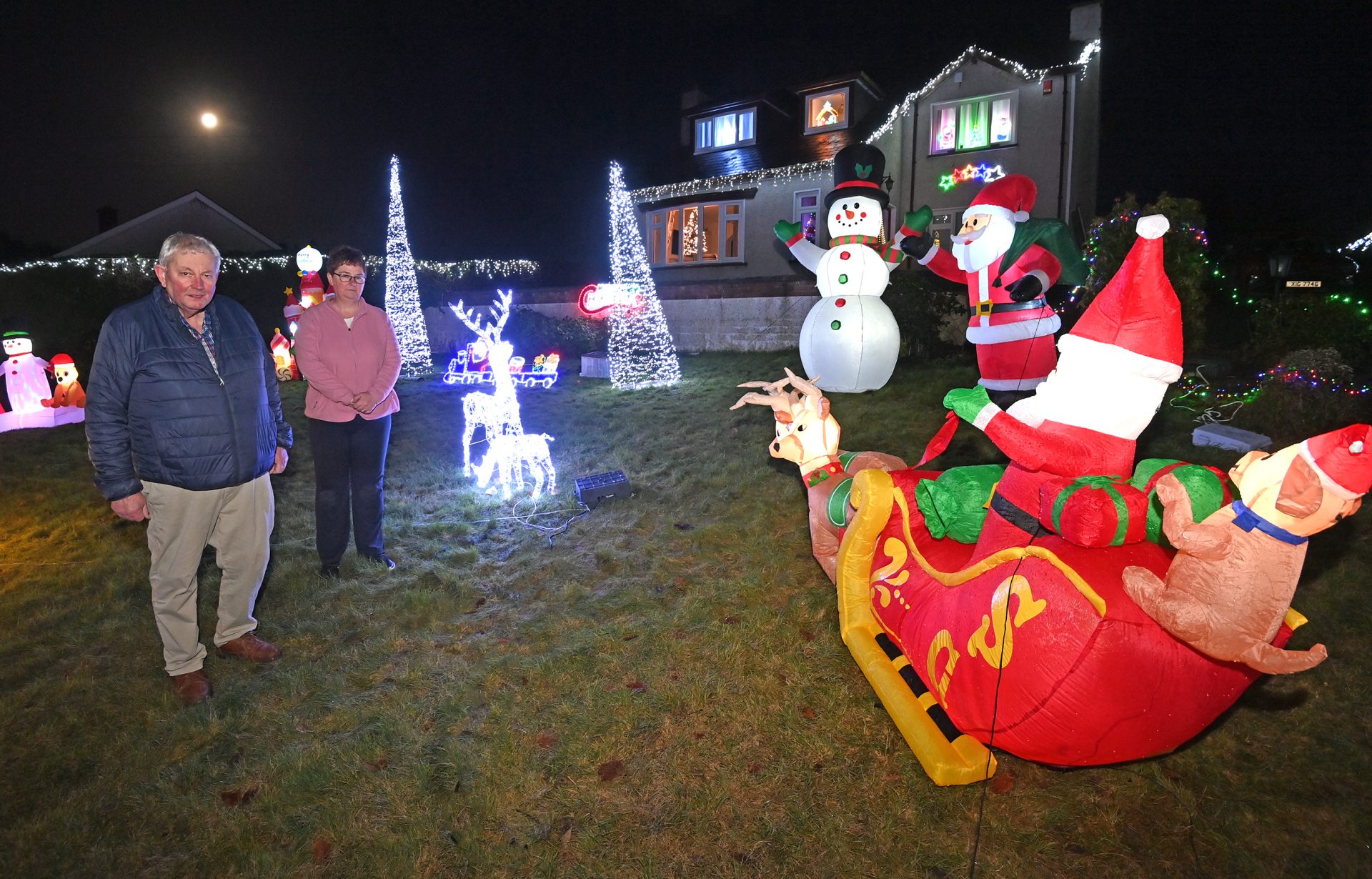 Seskinore family light up their home for MS charity