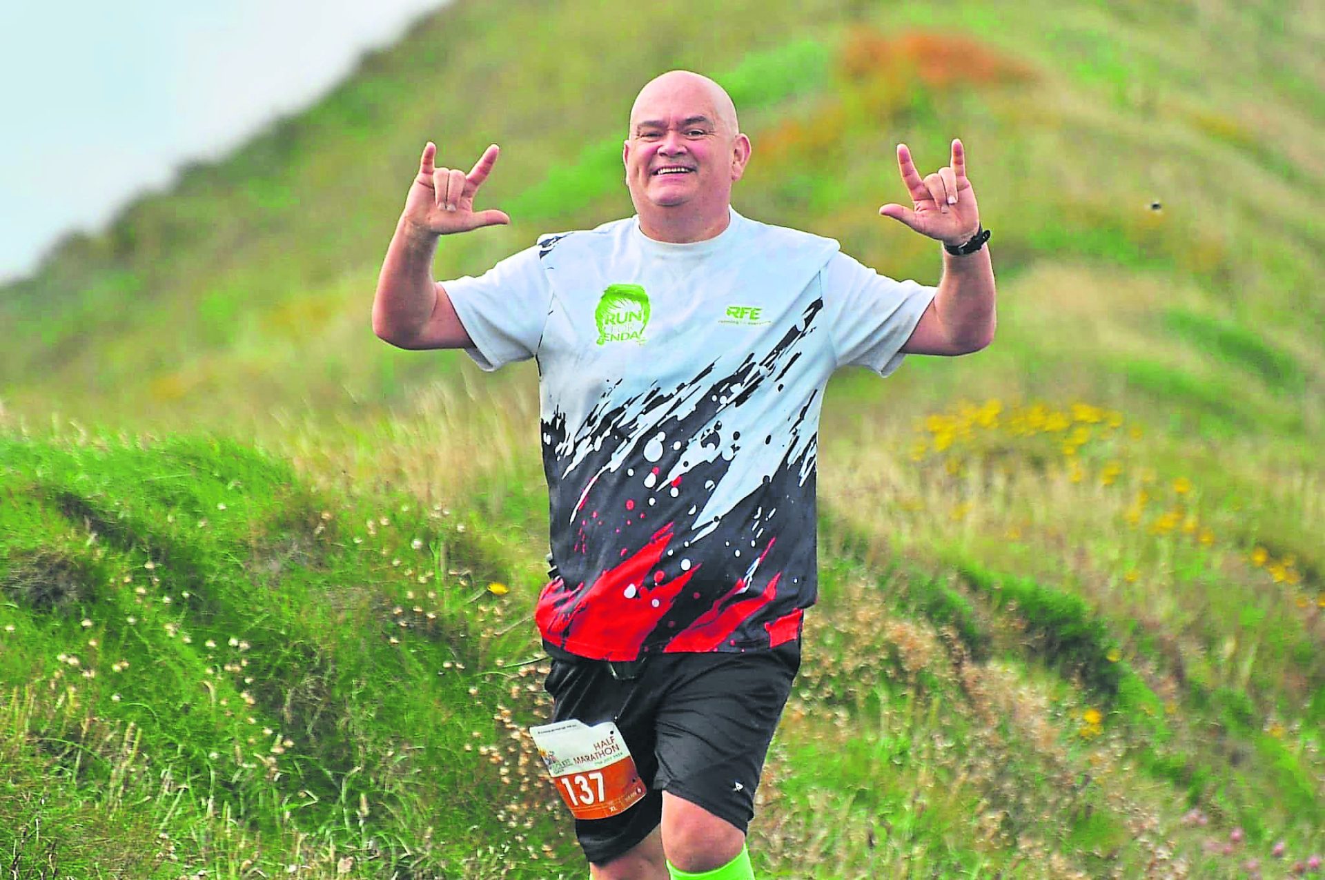 James, a member of the Omagh Deaf community, has been a familiar face at local events for years through Run for Enda and KC Runners