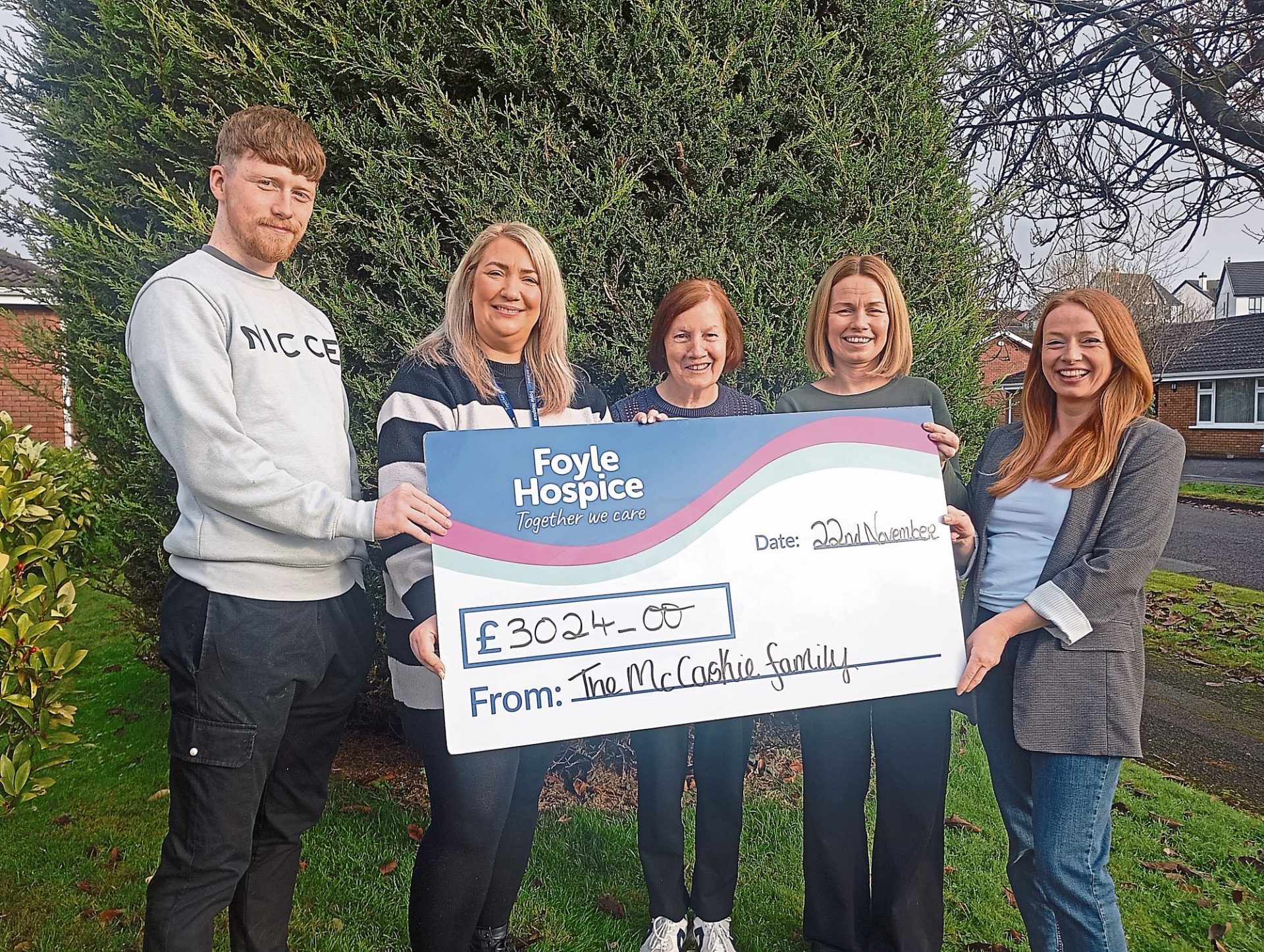 Thousands raised in memory of Killyclogher man Laurence McCaskie