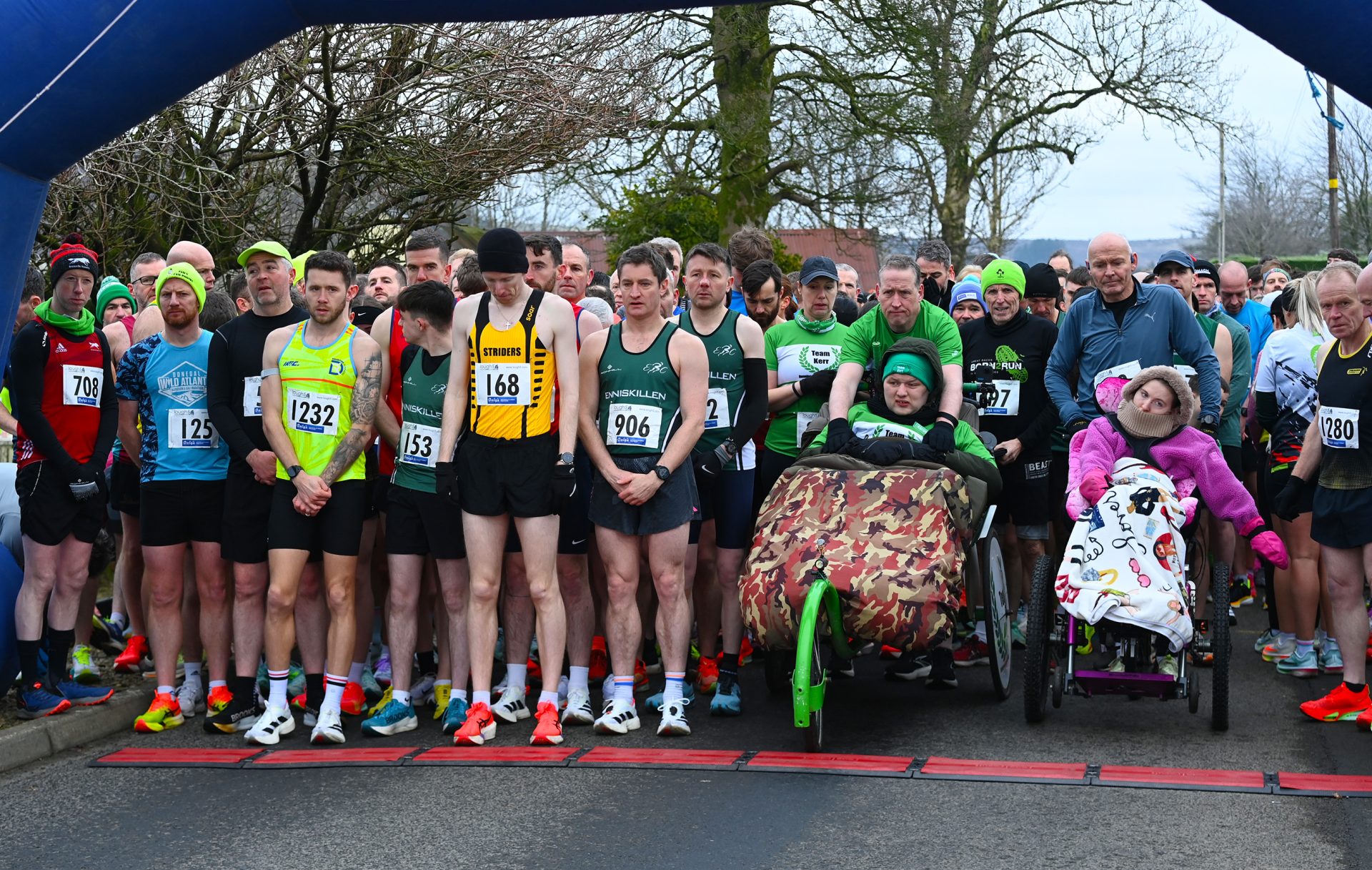 Minute’s silence held at Loughmacrory run in memory of Padraig