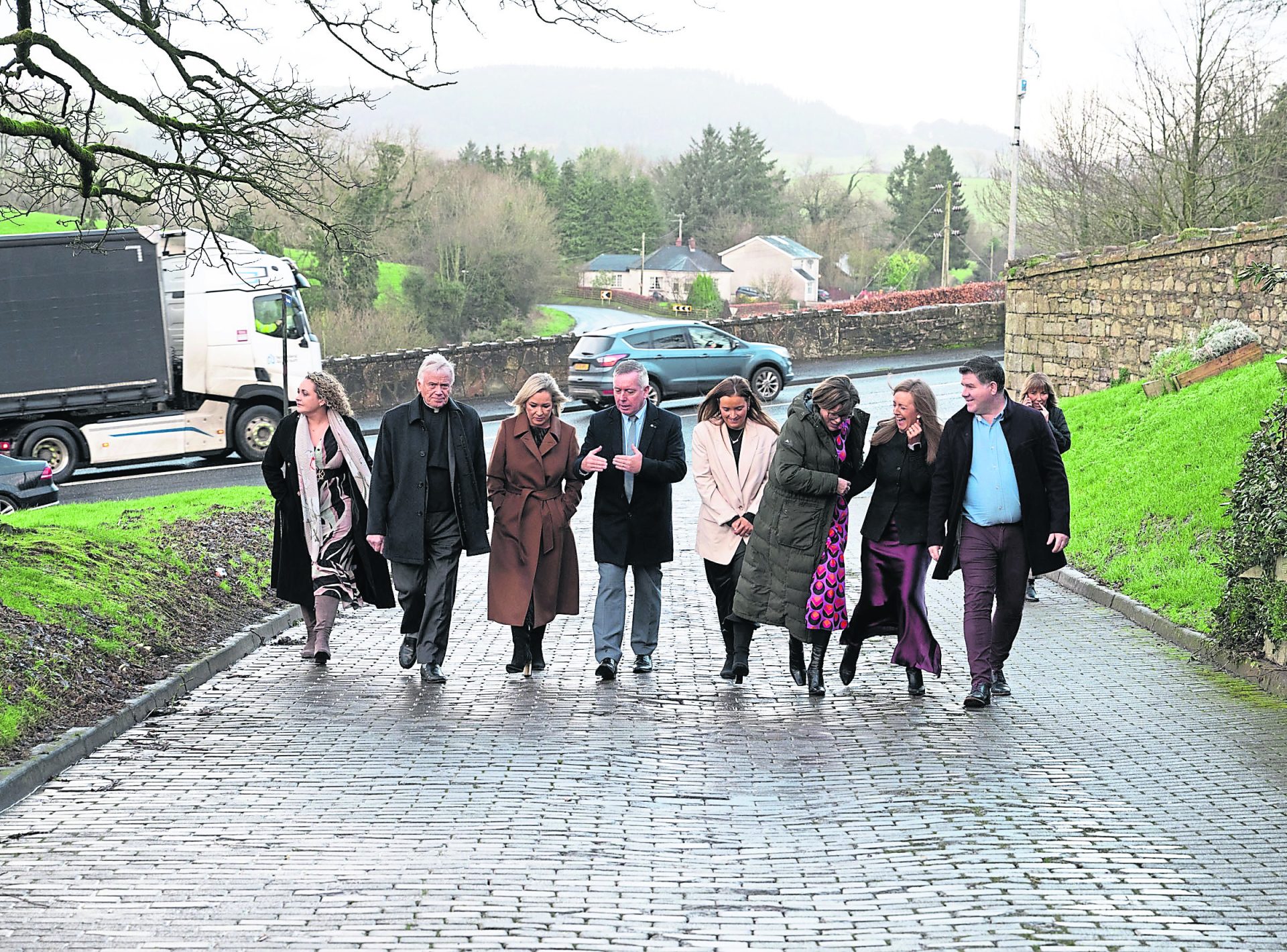Urgent demands for better road safety outside Clogher school