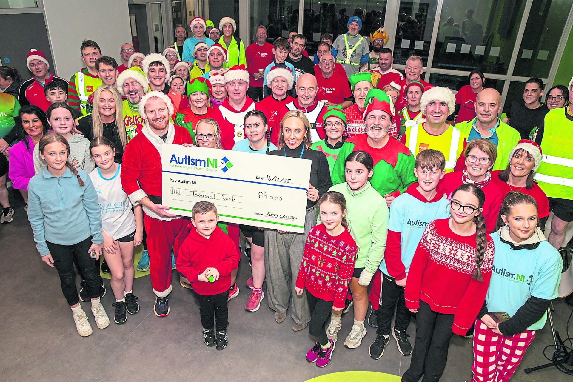 Rusty raises almost £10,000 through annual Christmas runs