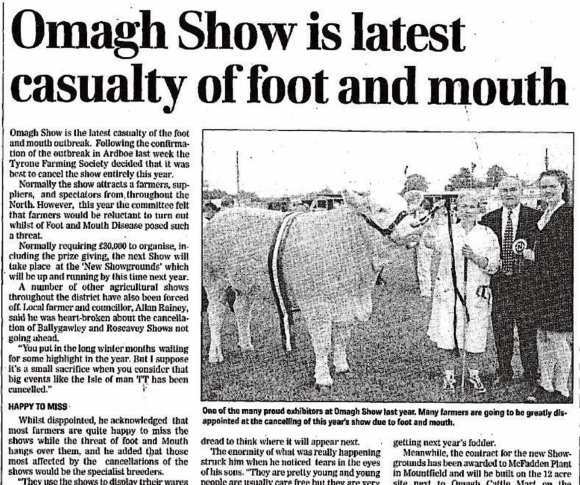 25 years on: The shutdown which stopped farming in its tracks