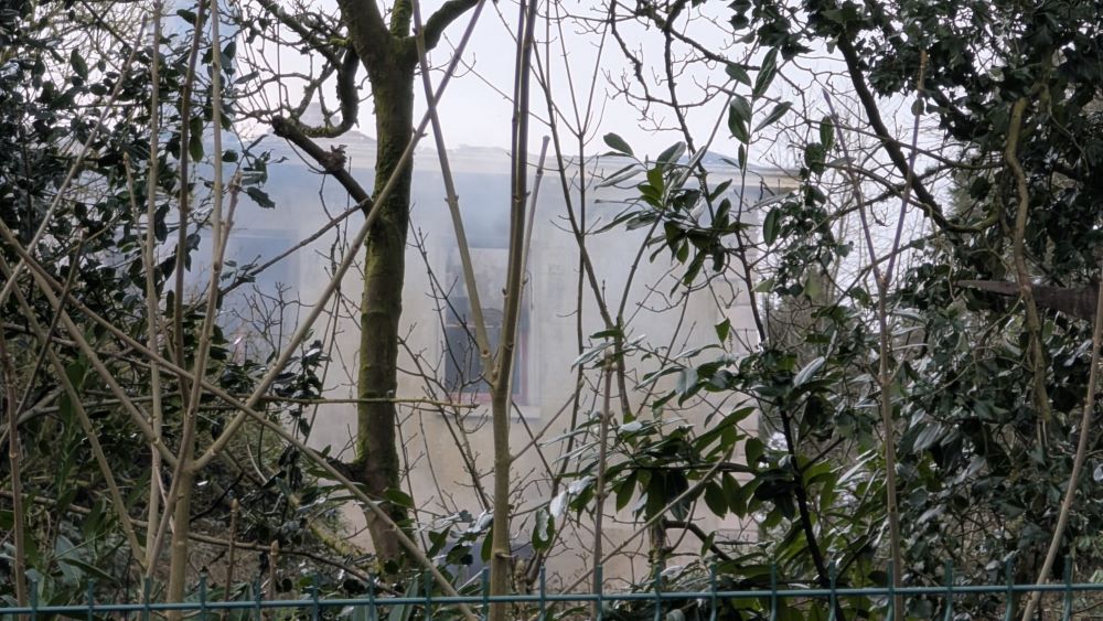 Video: Historic Omagh building badly damaged by arsonists