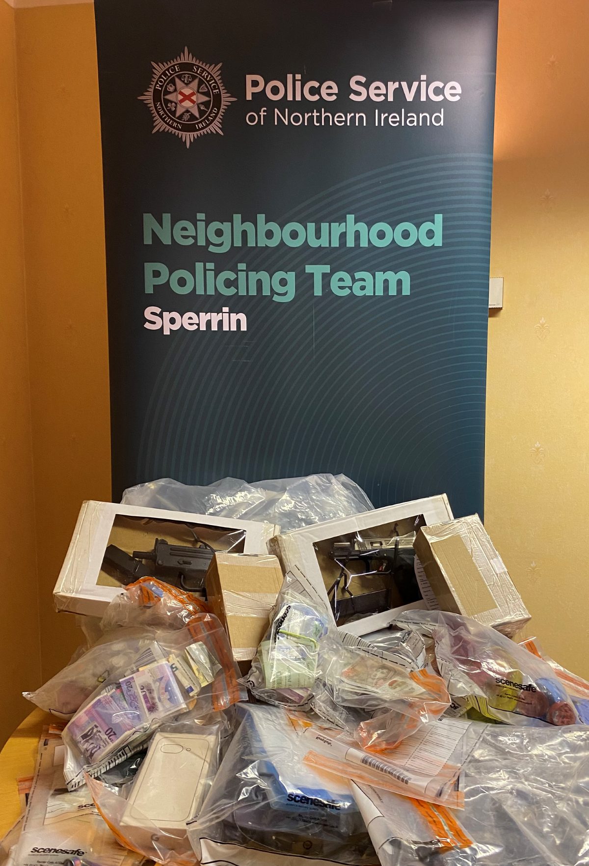 Strabane police seize drugs, firearms and arrest 19-year-old