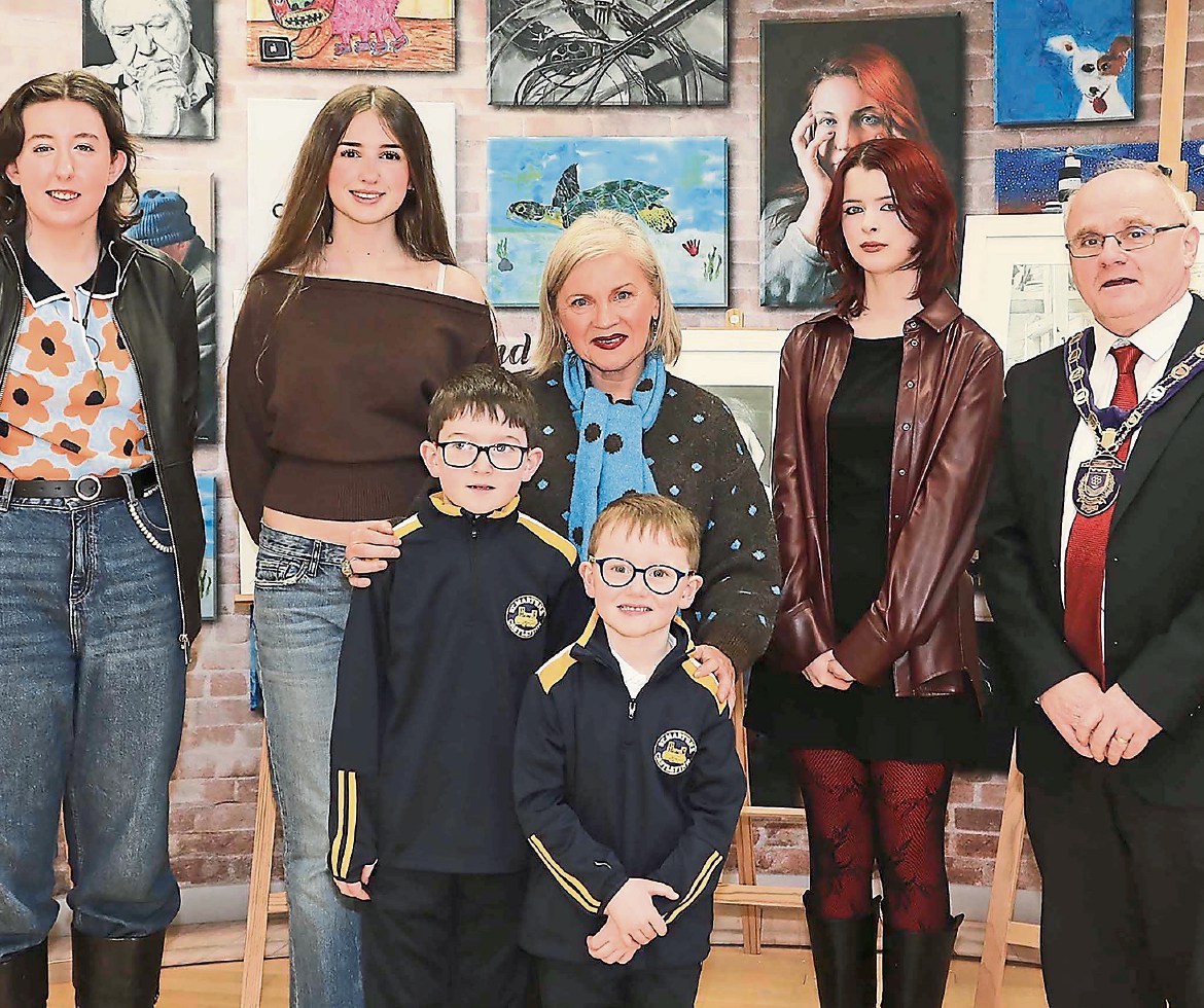 Award-winning children’s artwork goes on display in Omagh
