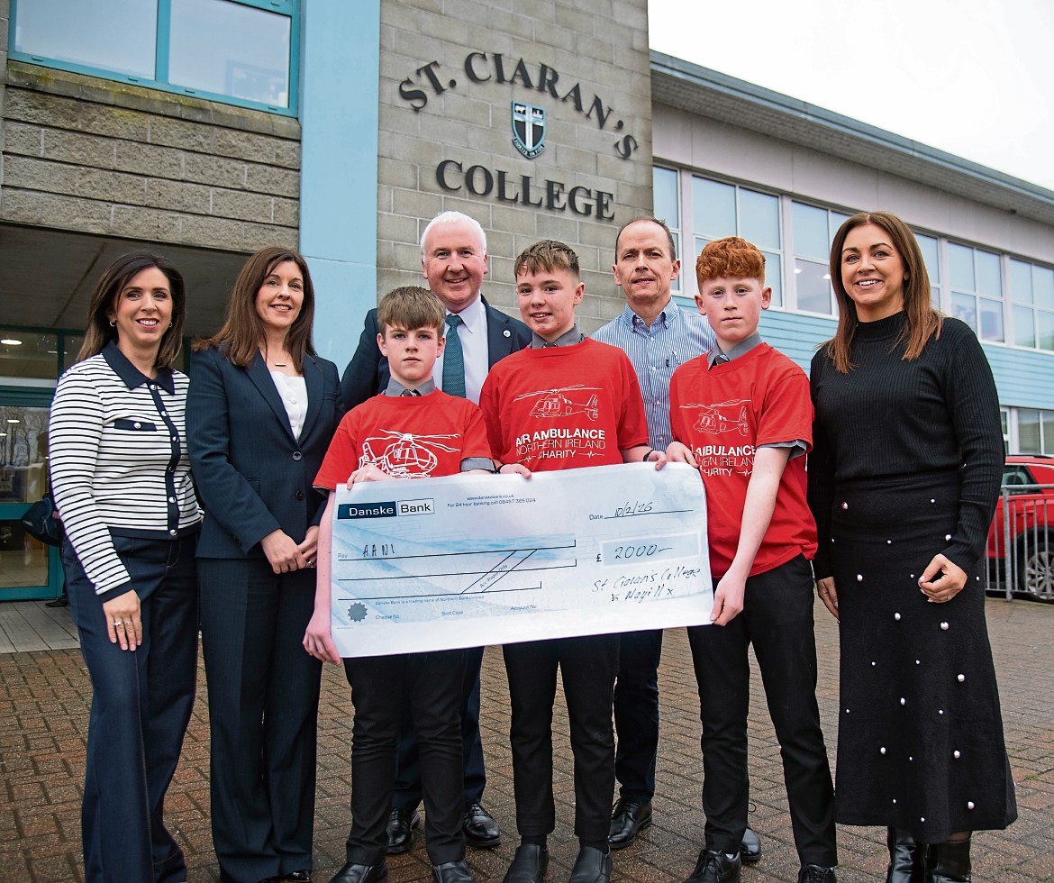 Ballygawley pupils do their bit to support lifesaving charities