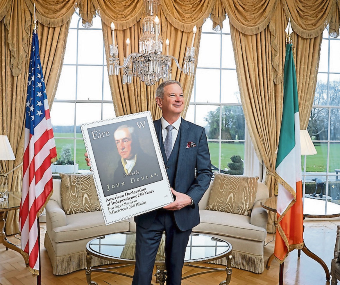 Strabane’s John Dunlap honoured on new stamp for America’s 250th