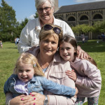 Molly and Kate with granny Andrina and friend Hilary. JasMc13