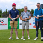 Paddy Rafferty with playing partners Matt Mallon, Declan Monaghan and Raymond Loughran.JMG10