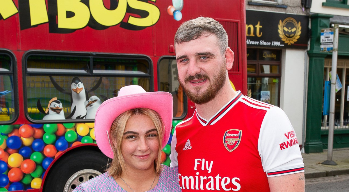 Aimee Mae Maguire and Adam Wilders enjoying the Bank Holiday Weekend in Newtownstewart. KMG24