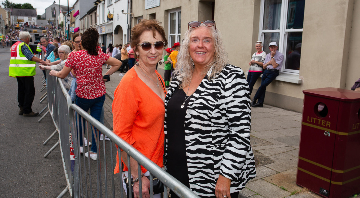 Geraldine McNamee and Nora McMenamin pictured at the soapbox derby and family fun day in Newtownstewart. KMG26