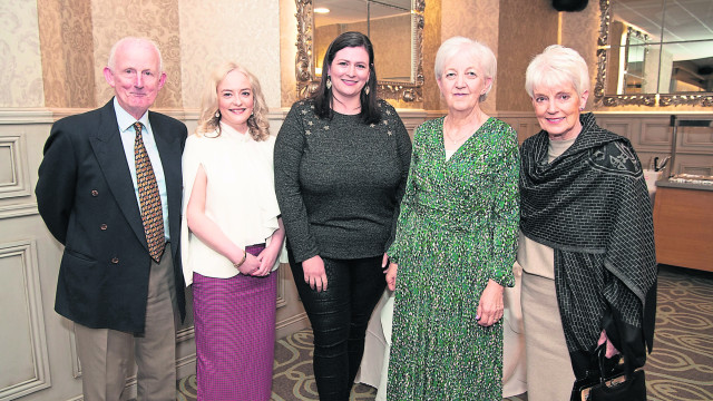 Seamus OKane, Ann-Marie Slator, Gemma Prince, Meta Bell and Ann OKane at the celebration. IM-3