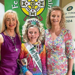 Aoibhinn Canavan, West Tyrone Champion 10-12 years, pictured with her teachers, Patricia Wilson and Roisin Meehan.